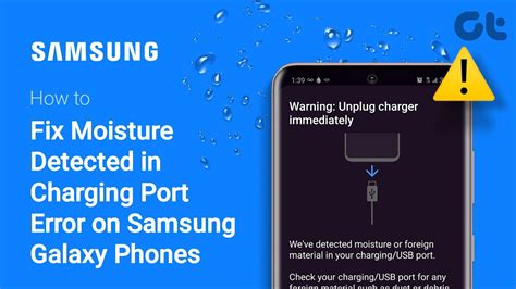 samsung galaxy water detected